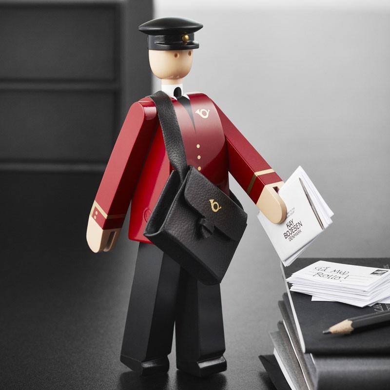 Kay Bojesen(カイ・ボイスン) POST MAN”EINAR”ポストマン（エイナー)　郵便配達人 39214 木製オブジェ デンマーク【正規品】 北欧雑貨 北欧インテリア雑貨_4