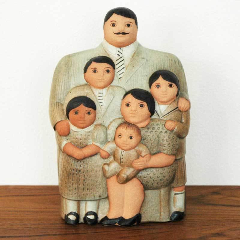 Lisa Larson（リサラーソン） Family(ファミリー）ブラウン 北欧