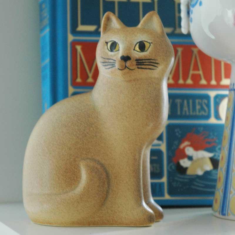 CAT MANS(キャットマンス）ミディアムサイズ ブラウン Lisa Larson(リサ ラーソン) スウェーデン北欧オブジェ・置物 北欧雑貨 北欧インテリア雑貨_11