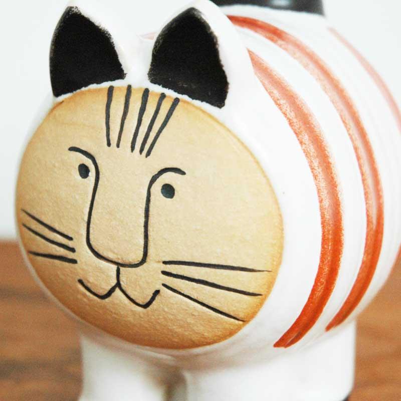 リサラーソン ディエチキャット 赤 美品 置物 Lisa Larson リサ