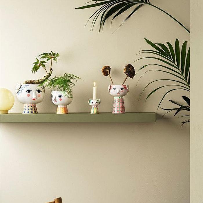 EVA Flower Pot(エヴァ・フラワーポット）H21cm ブルー ビヨン・ヴィン