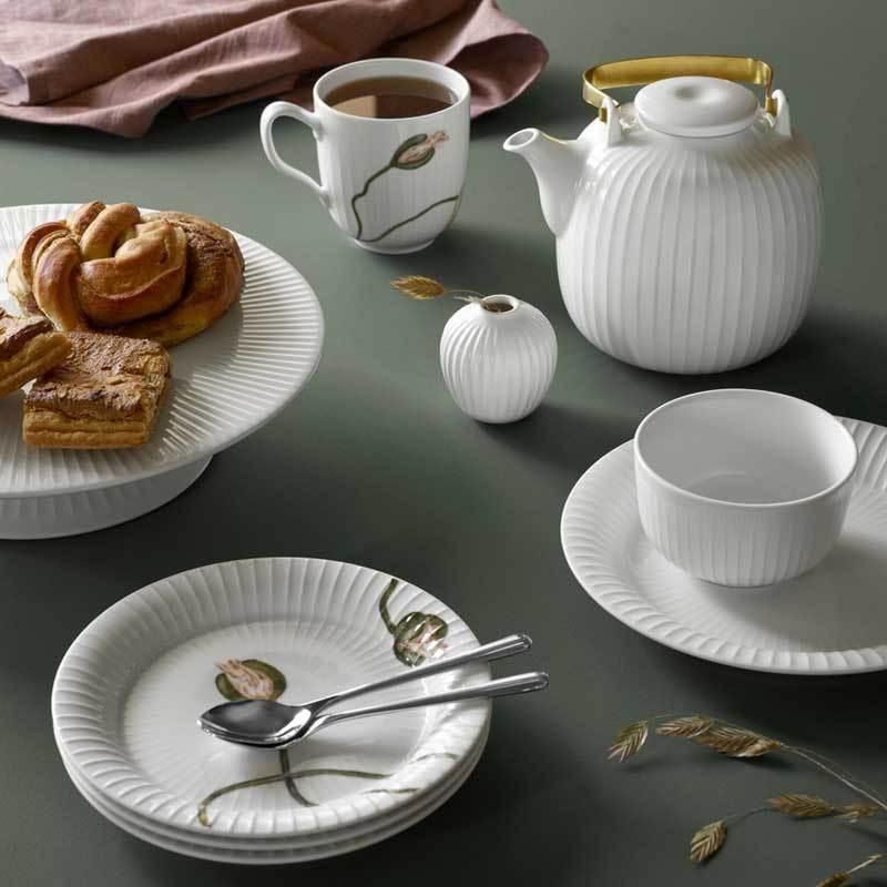 HAMMERSHOI (ハンマースホイ)ミニベース3個セット ホワイト フラワー