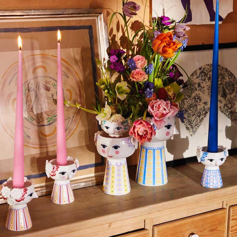 EVA VASES(エバ・ベース）H18.5cm ライトブルー ビヨン・ヴィン