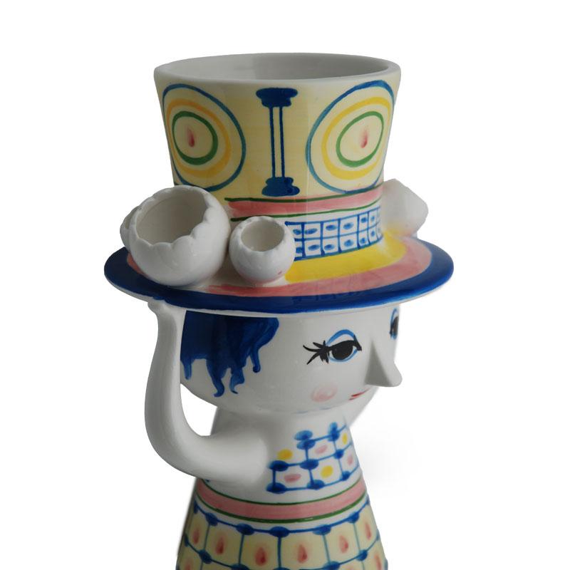 LADY WITH HAT VASE H20cm ビヨン・ヴィンブラッド Bjorn Wiinblad 北欧デンマーク 54050【正規品】 北欧雑貨 北欧インテリア雑貨_3