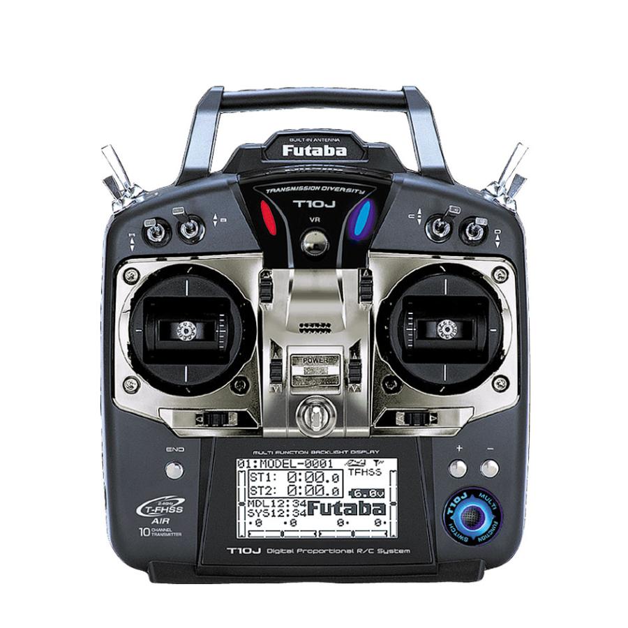 フタバ プロポ 10J（10ch-2.4GHz T-FHSS AIRモデル）飛行機TRセット