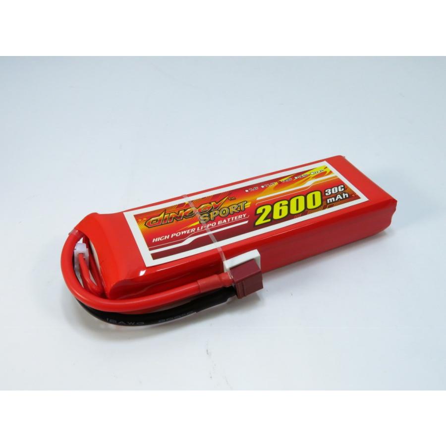 DINOGY ダイノジー　リポバッテリー 14.8V2600mAh 30C (LC-4S2600D)｜littlebellanca