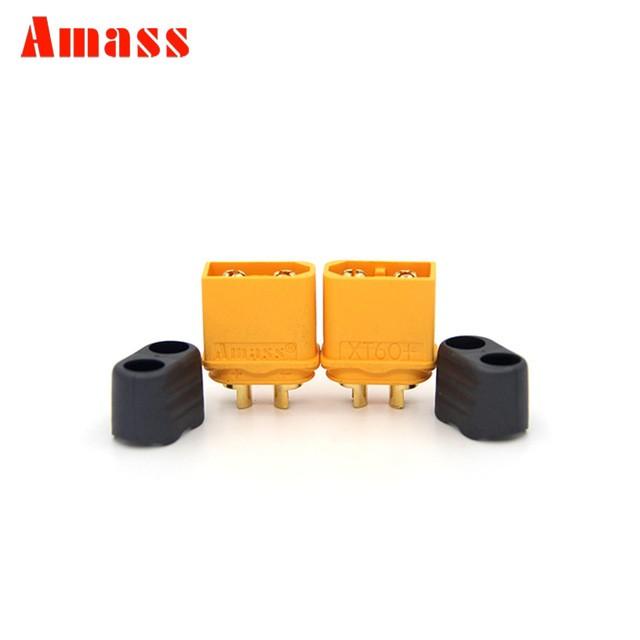 AMASS ハウジングキャップ付き純正XT60Hコネクターオスメス5セット
