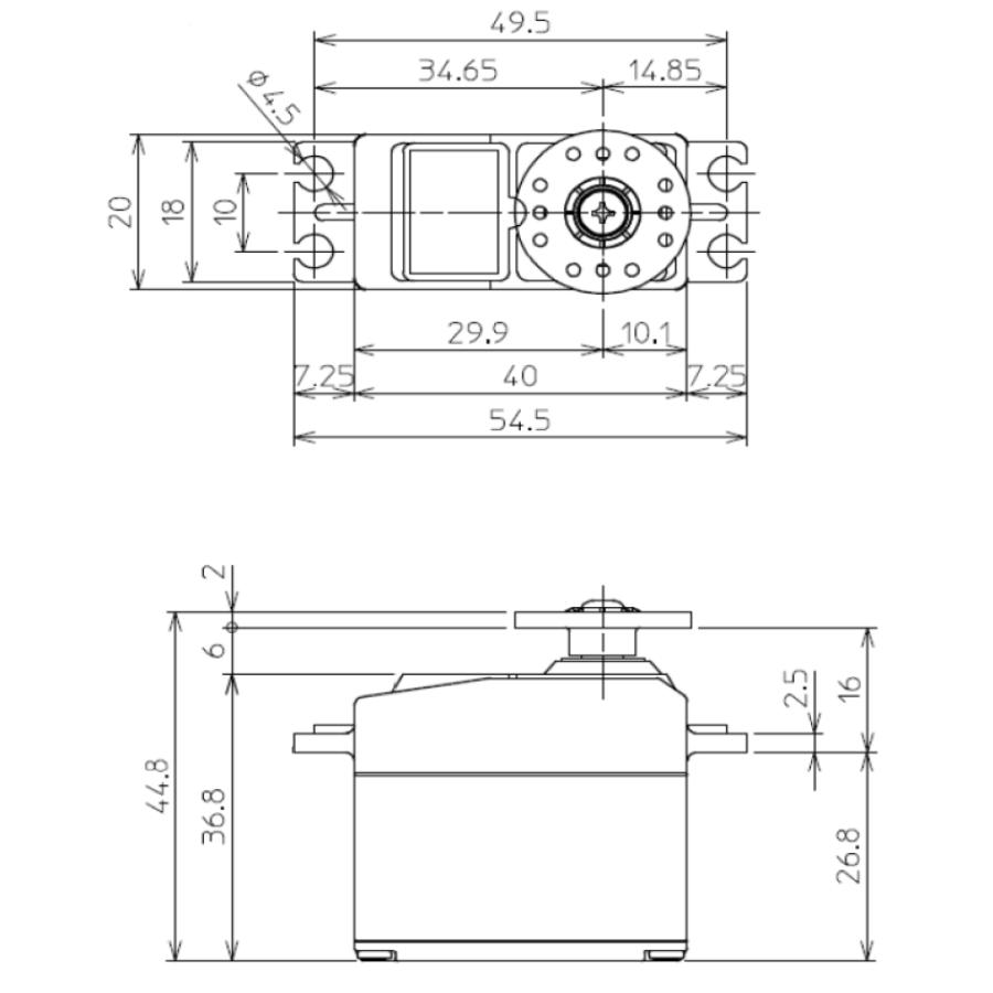 双葉電子工業 FUTABA ヘリ/飛行機用 S.BUSハイボルテージサーボ 双葉電子工業 FUTABA ヘリ/飛行機用 S.BUSハイボルテージサーボ