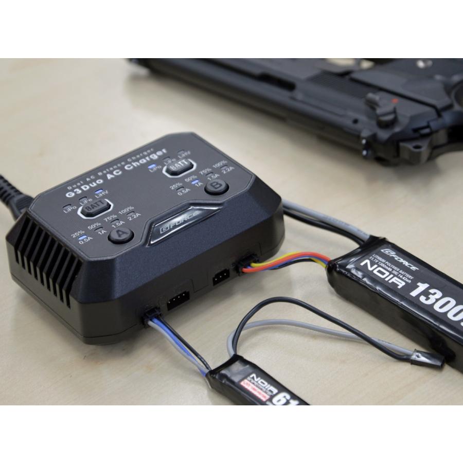 G-FORCE（ジーフォース） G-FORCE G3 DUO LiPo/LiFe AC専用充電器(2-3