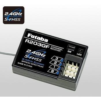 フタバ プロポ 3PV/R203GF T/Rセット+S-U300サーボx2個付き カー用3ch (00008684-3) 双葉電子紅葉 FUTABAの画像
