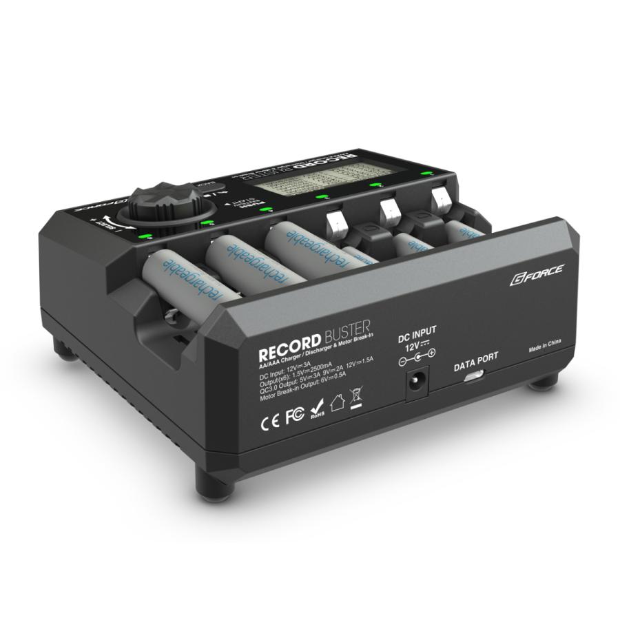 G-FORCE 単３／単４ニッケル水素／ニッカドバッテリー用充放電器 Record Buster AA/AAA Charger G0156の画像