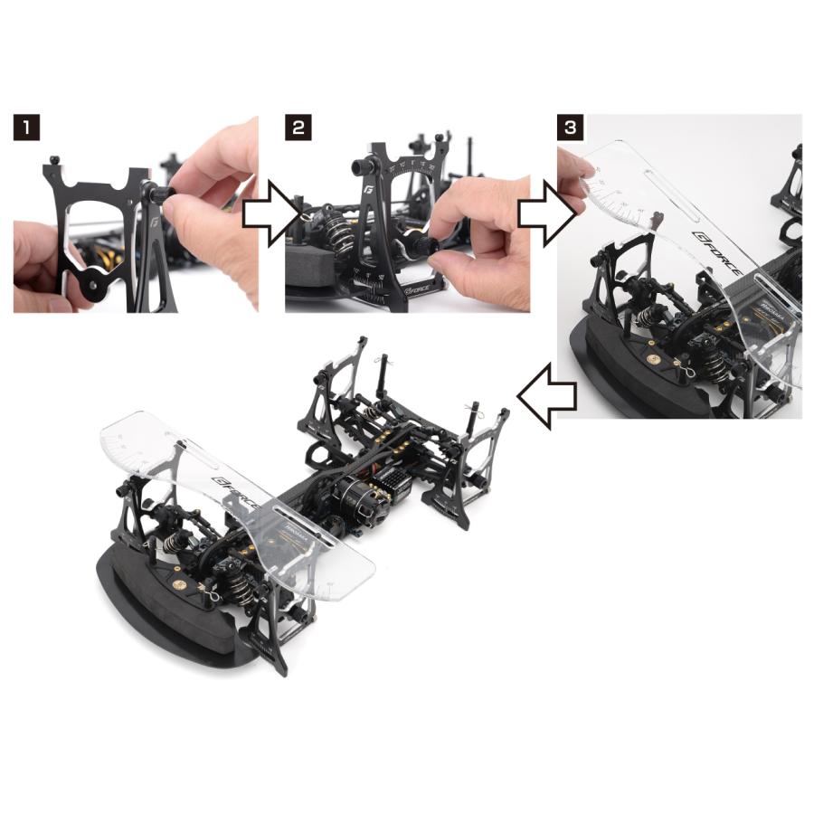 G-FORCE 1/10ツーリングカー用セットアップシステムV2(ブラック G-FORCE 1/10ツーリングカー用セットアップシステムV2(ブラック