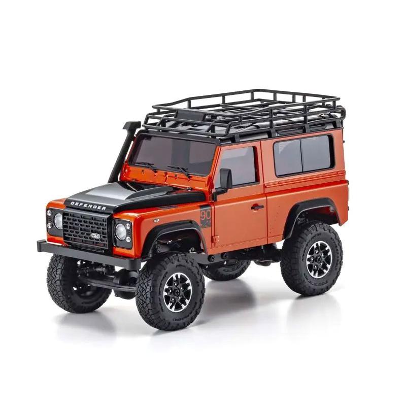 京商　ミニッツ4×4 レディセット ランドローバー ディフェンダー 90 アドベンチャー フェニックスオレンジ/サントリーニブラック 32531MO｜littlebellanca｜02