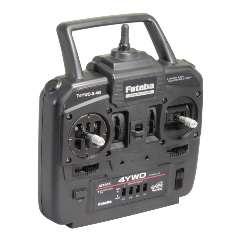 双葉電子工業 フタバ プロポ ATTACK 4YWD 2サーボ/MC340付T/Rセット