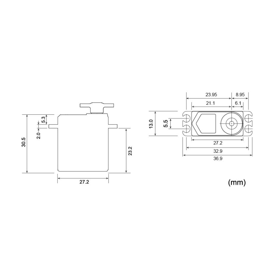 フタバ BLS-A600 飛行機用S.BUS方式小型デジタルサーボ  00107391-3 双葉電子工業 FUTABAの画像
