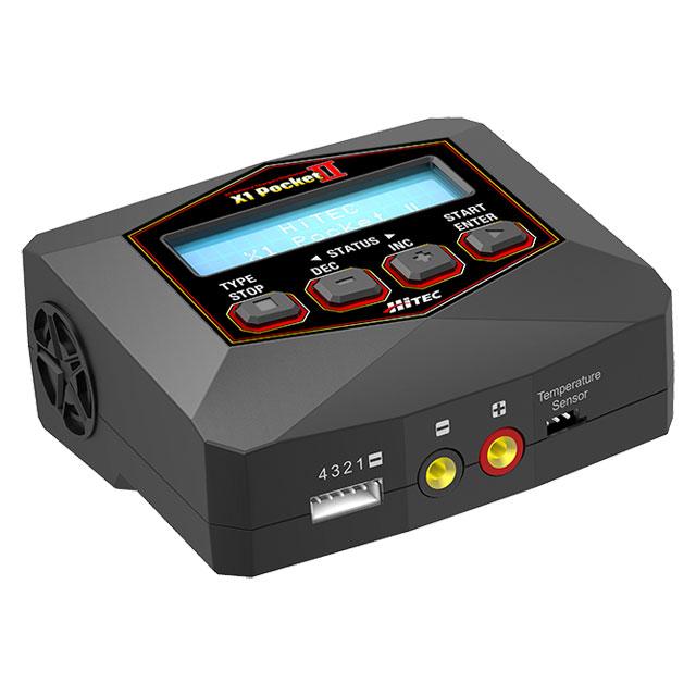 HiTEC（ハイテック） ACバランス充・放電器 X1 ポケット II ブラック