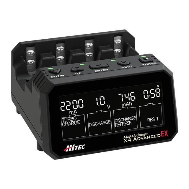 ホビーラジコン Hitec AA/AAA Charger X4 ADVANCEDIII HiTEC（ハイテック） 単三/ 単四充電器 AA/AAA チャージャー X4