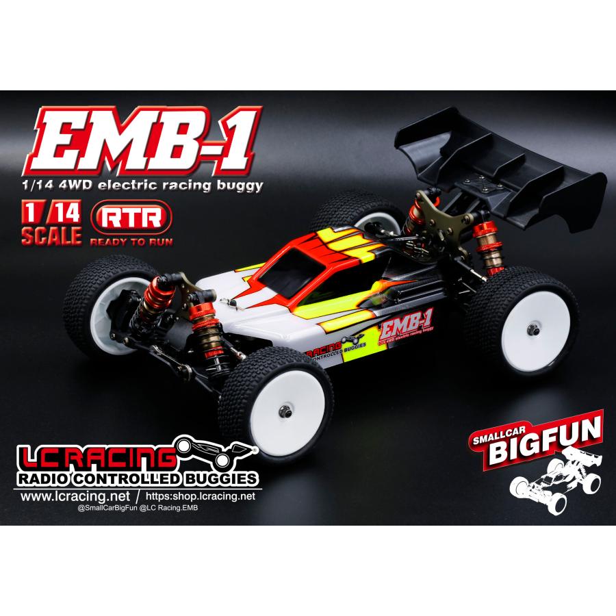 LC Racing EMB-1 1/14 4WD バギー RTR 未使用品 流星 LC RACING EMB-1 1/14 4WDバギーカー（組立済み） EMB-1H-LIPOR