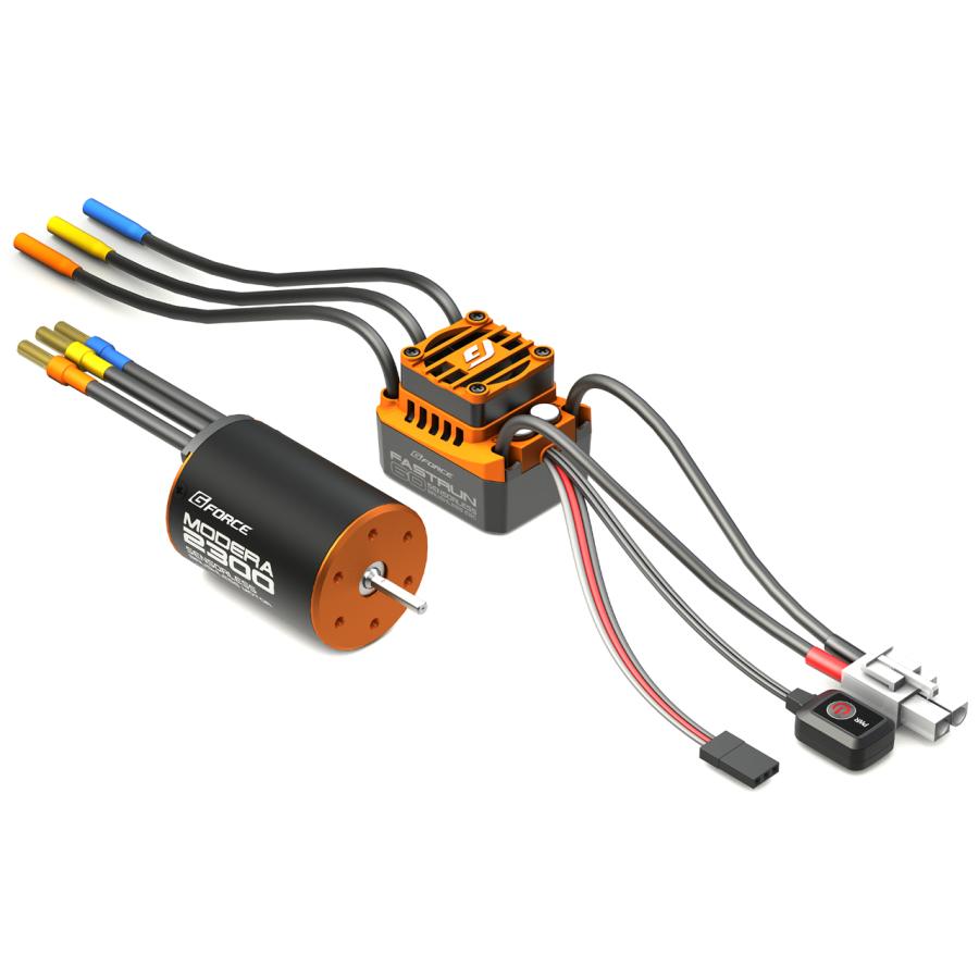 ブラシレスコンボ Fastrun 60 Senseless combo G-FORCE（ジーフォース） ファストラン60 KV2300 センサーレスコンボ