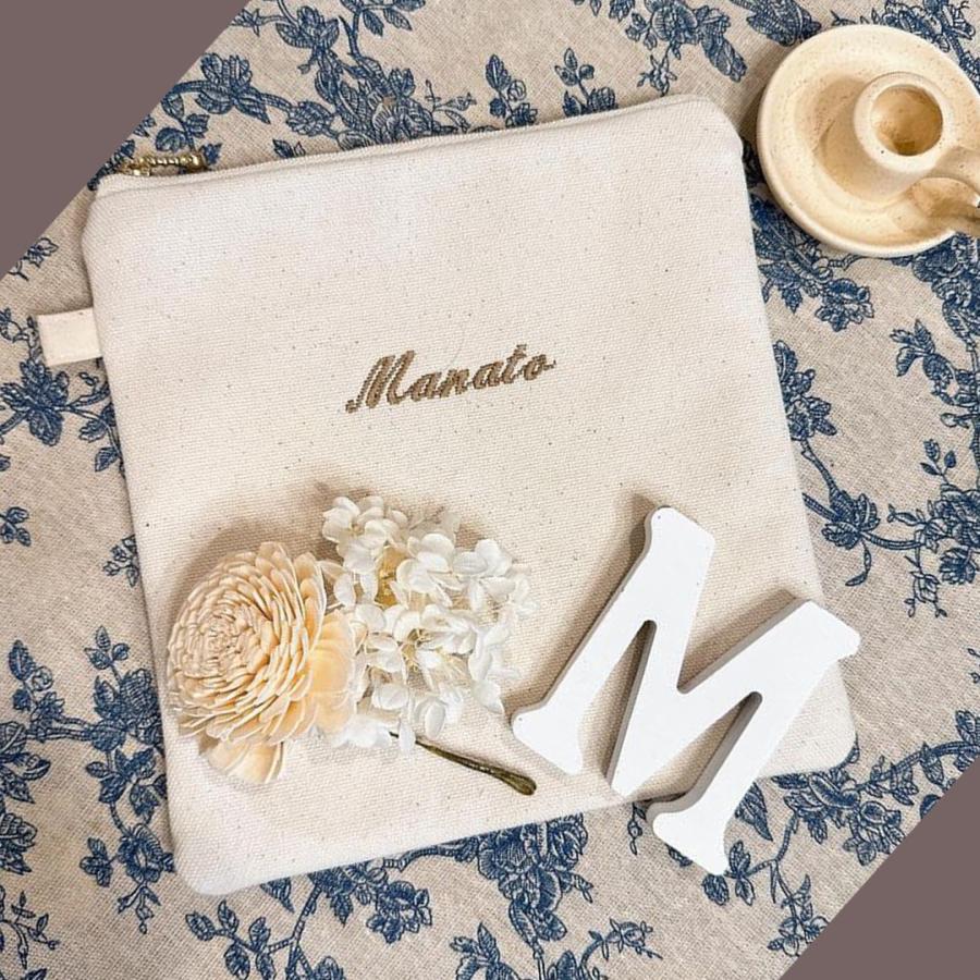 専用ページ【名入れ刺繍可】刺繍ヌビの保冷巾着 マルチポーチ 1.jpg