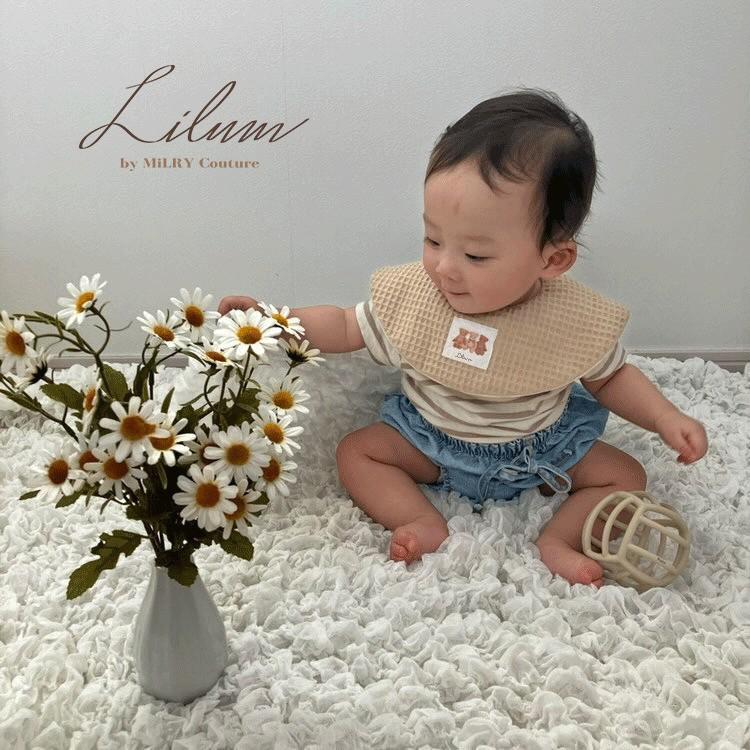 くま耳 スタイ 名入れスタイ Bear 名入れ無料 出産祝い 1歳誕生日 出産