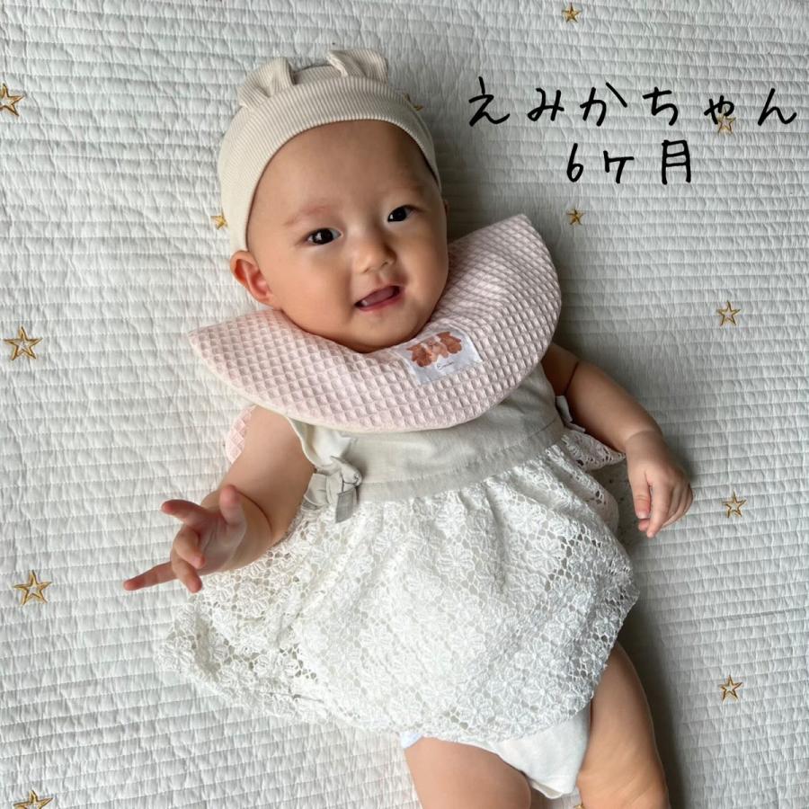 くま耳 スタイ 名入れスタイ Bear 名入れ無料 出産祝い 1歳誕生日 出産