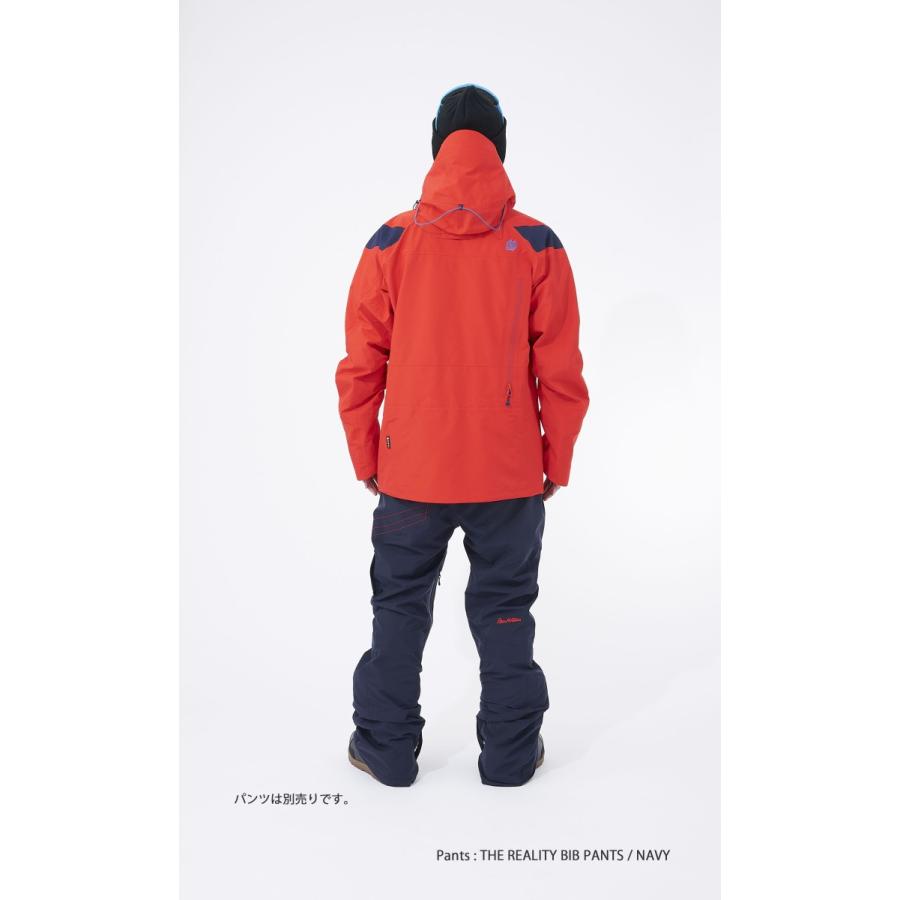 REW THE REALITY JK 18 [ GORE-TEX 3L C-KINT ] NAVY X RED S