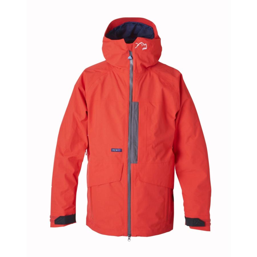REW TRITON BASIC JKT [GORE-TEX 2L ] CHARCOAL x GREEN GRAY x P-NAVY