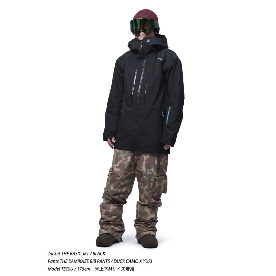 REW THE KAMIKAZE BIB PANTS 19［ GORE-TEX ］DUCK CAMO x YUKI