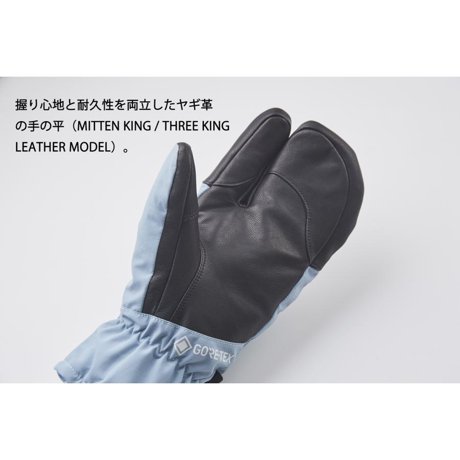 volume グローブ　ミトン king GORE-TEX レザー　リミテッド REW VOLUME MITTEN KING [ GORE-TEX ] BLACK : LITTLE BIRD