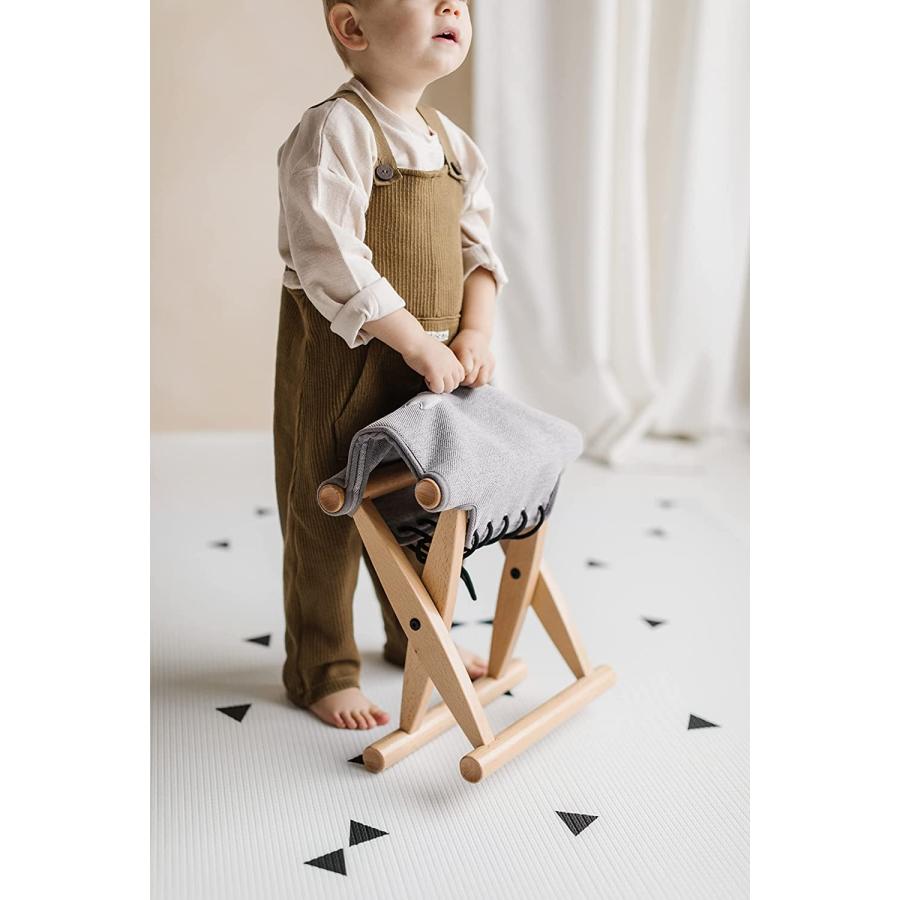 LITTLE BOT BABY PLAYMAT ベビープレイマット (Zen line + Triangle) Ofie mat｜littlebot｜11