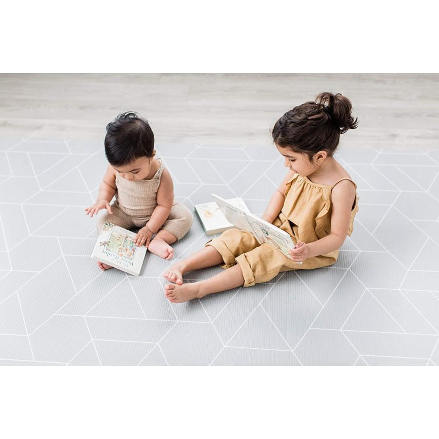 LITTLE BOT BABY PLAYMAT ベビープレイマット (Zen line + Triangle) Ofie mat｜littlebot｜06