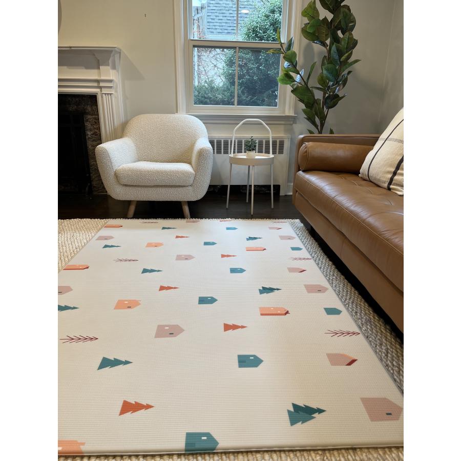 LITTLE BOT BABY PLAYMAT ベビープレイマット (Boho town + LITTLE BOT BABY PLAYMAT ベビープレイマット (Boho town +