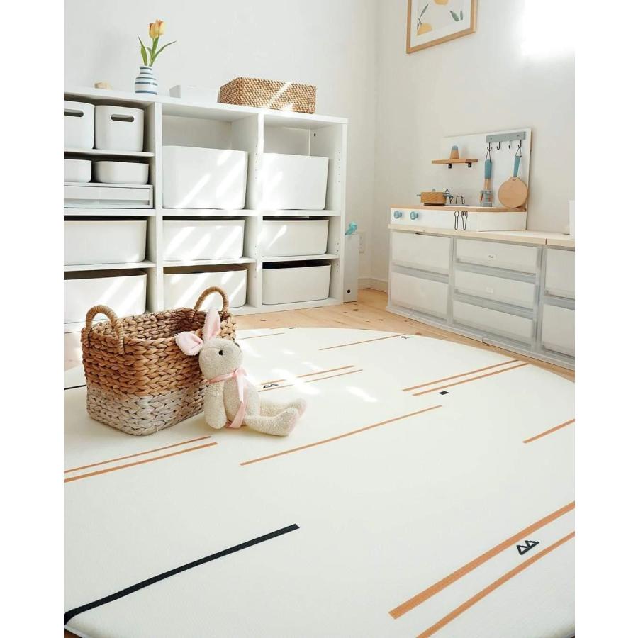 LITTLE BOT BABY ROUND PLAYMAT ベビープレイマット ラウンド (Plants + Eze) Ofie mat |  | 03