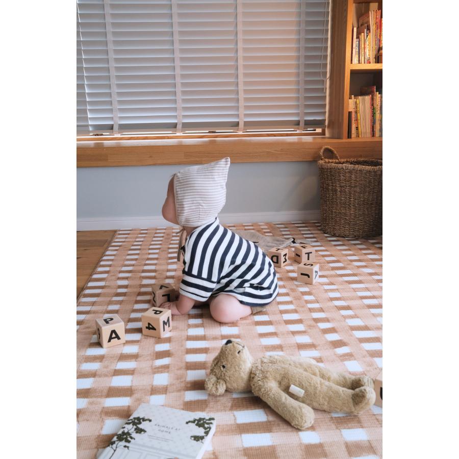 Amazon.co.jp: Little Bot Baby ベビープレーマット (禅線+三角形、大