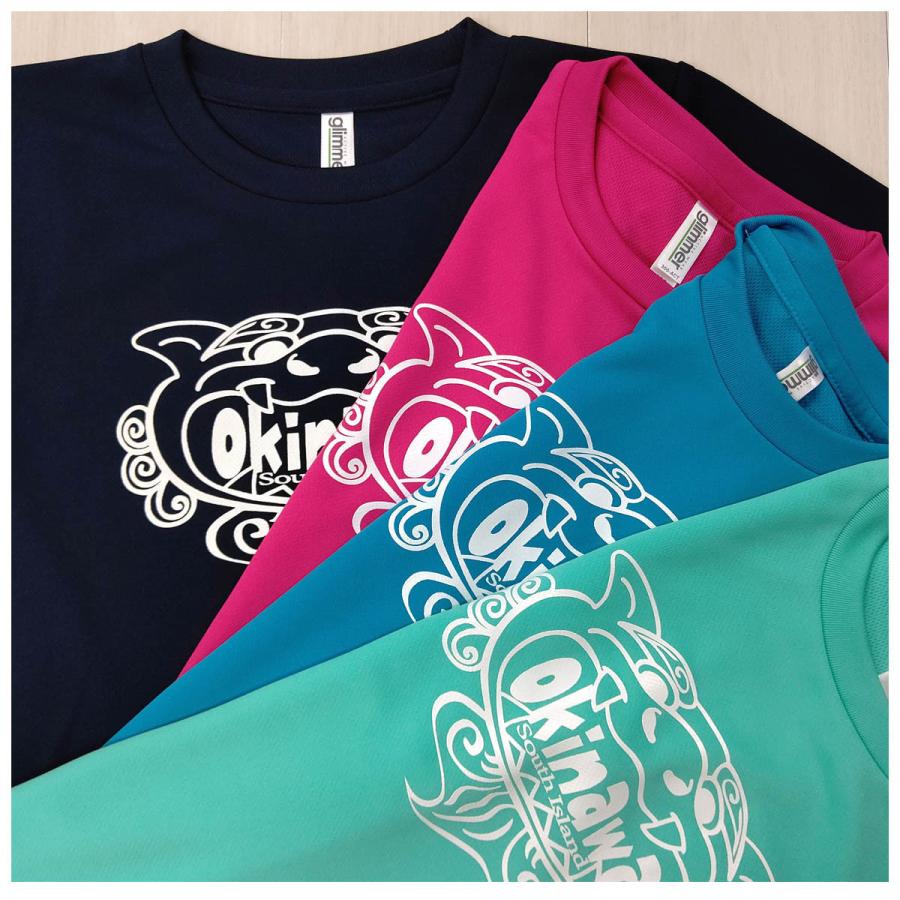 OKINAWA〜オリジナルドライ子供Tシャツ キッズ 【オキシー】 ネイビー