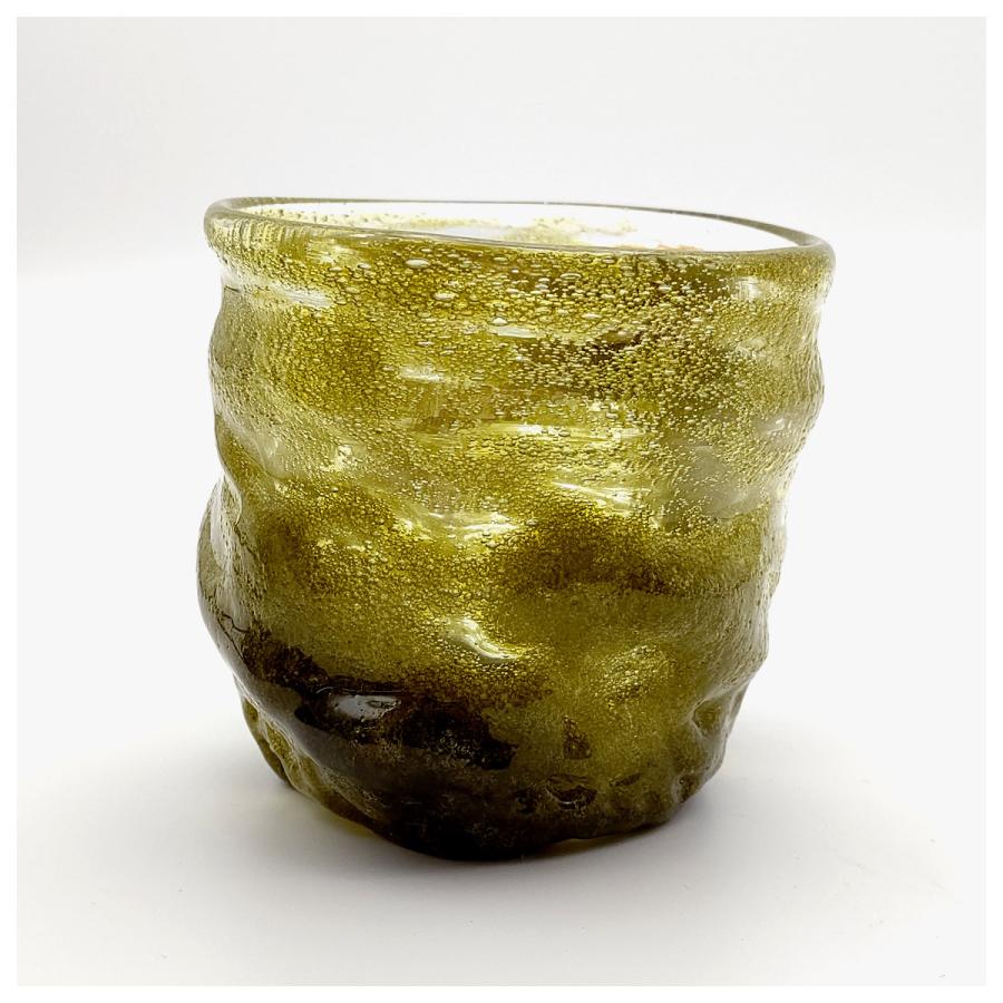 琉球グラス ロック形 琉球ガラス職人 東新川拓也【NO8】日本製 沖縄製