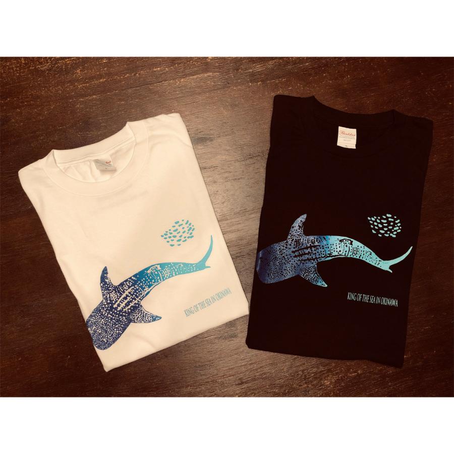 OKINAWA〜オリジナルTシャツ【JINBE】ジンベエザメ BLACK ブラック 黒T