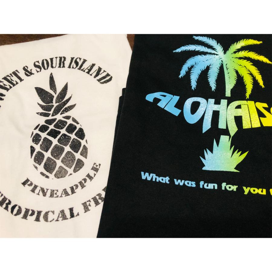 OKINAWA〜オリジナルTシャツ【PINEAPPLE】パイン パイナップル WHITE