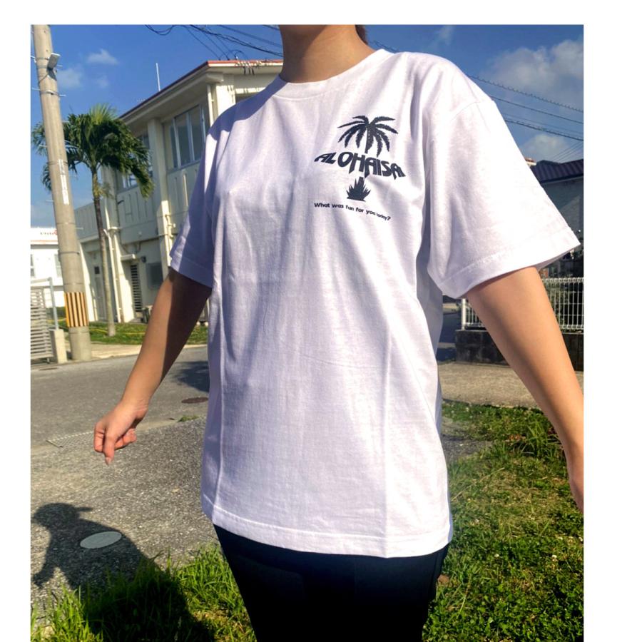 OKINAWA〜オリジナルTシャツ【ALOHAISAI】アロハイサイ WHITE ホワイト