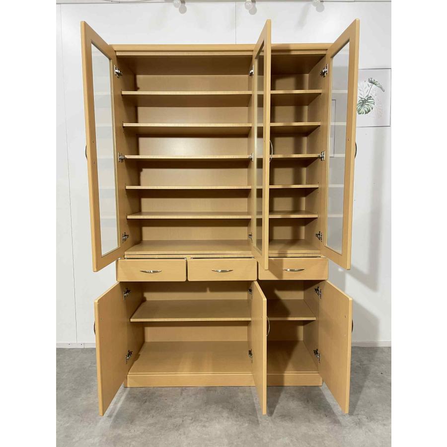 食器棚 キッチンボード 完成品 日本製 収納 おしゃれ キッチン収納 国産 幅120cm カップボード ダイニングボード キッチン 北欧 ...