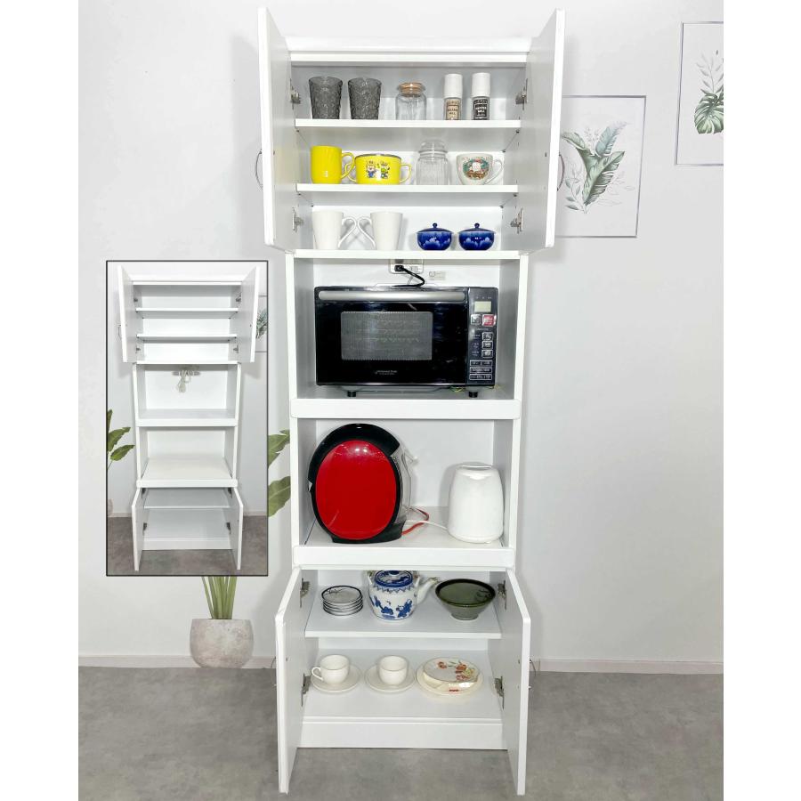 60OPダイニングボード 完成品 ダイニングボード オープンボード 引き戸 大容量 カップボード キッチンボード　激安食器棚　完成品　日本製　国産　大川家具_2