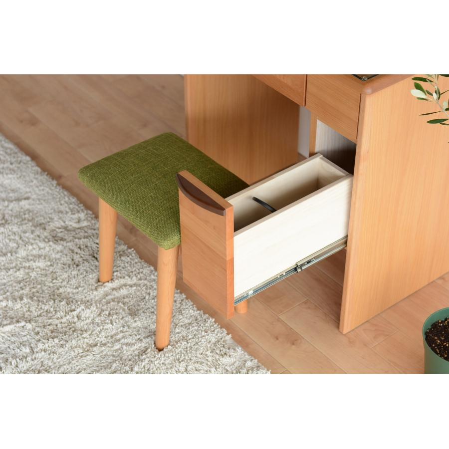 面鏡ドレッサー スツール付き 65センチ : forest shop - 通販