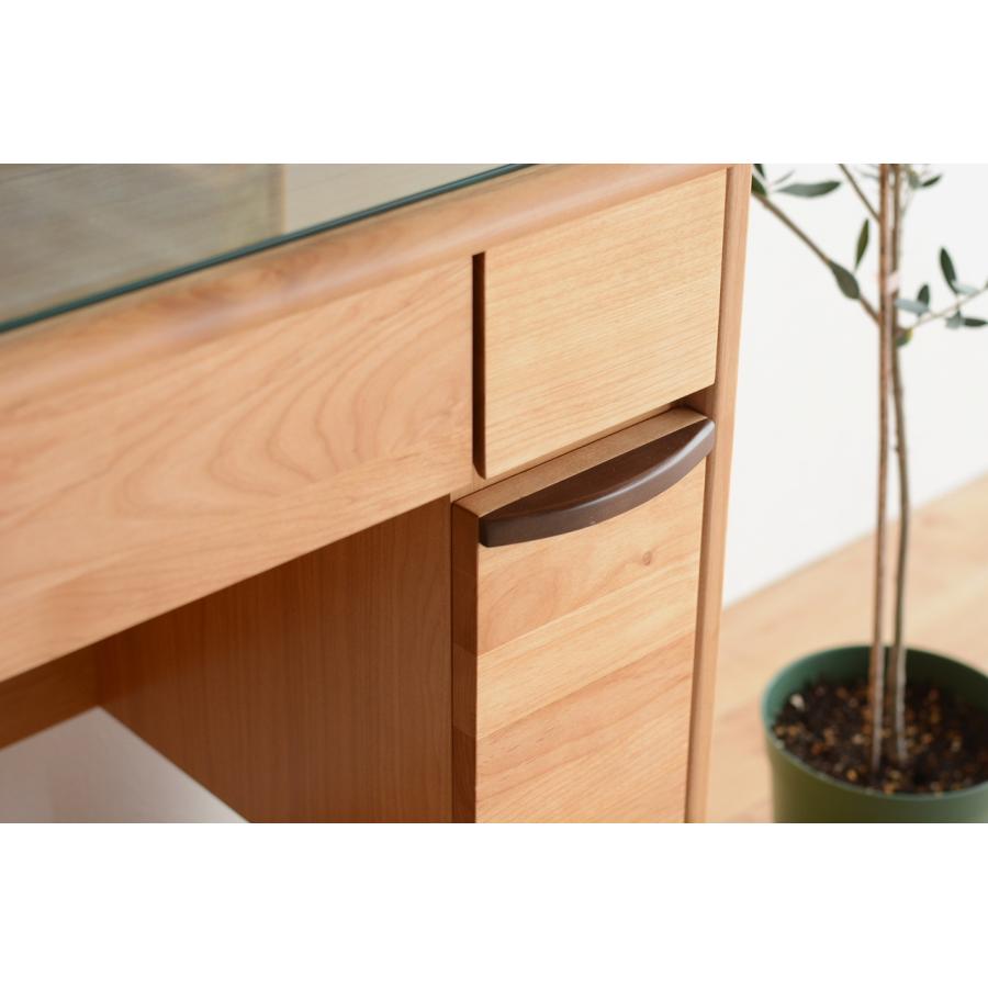 木製ドレッサー・鏡台 スツール付き 面鏡ドレッサー スツール付き 65センチ : forest shop - 通販