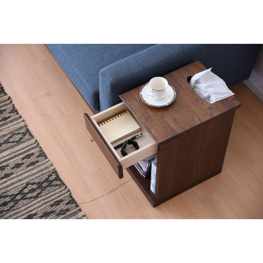 30センチナイトテーブル ダークブラウン : forest shop - 通販 - Yahoo