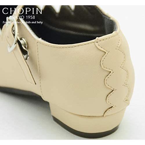 [ショパン] 女の子 靴 フォーマル 子供 リボン付きスカラップシューズ (8090-0015) (ブラック 19.0 cm E)｜littlegc｜06