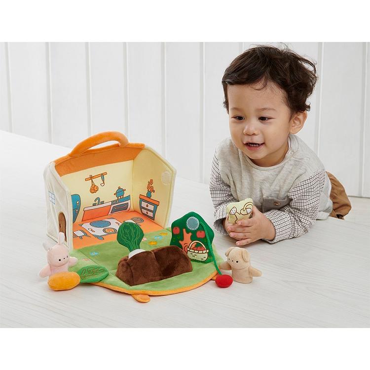 ふわふわガーデンハウス 出産祝い 布のおもちゃ はじめてのおもちゃ 知育玩具 誕生日プレゼント 男の子 女の子 長く遊べる A Little Genius リトルジーニアス 通販 Yahoo ショッピング