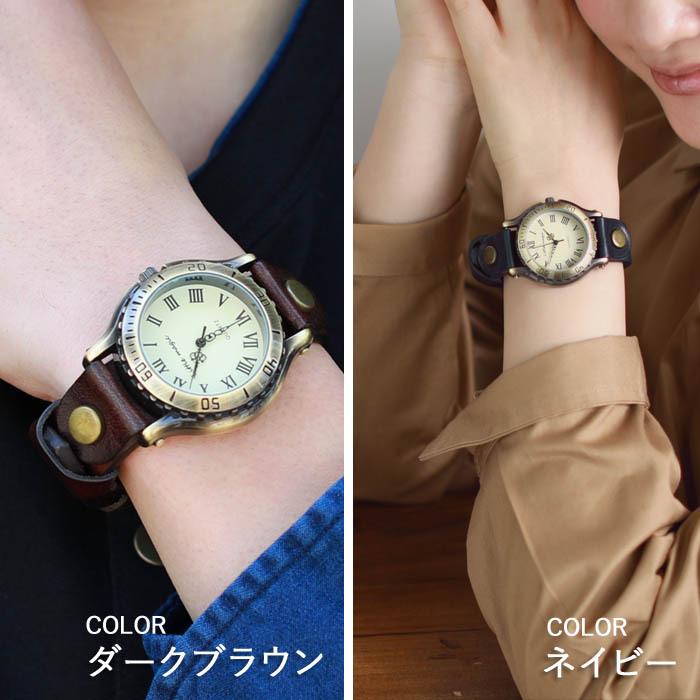 経年変化する 腕時計 メンズ おしゃれ レディース 時計 アンティーク 風 本革 防水 腕時計メンズ 人気 ブランド メンズ腕時計 仕事用 20代 30代 40代 50代 爆買 | Little magic | 22