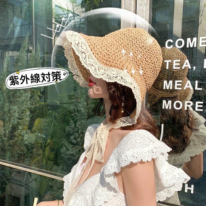 Little＆More 親子 ペア 麦わら 帽子 レディース 折りたたみ キッズ