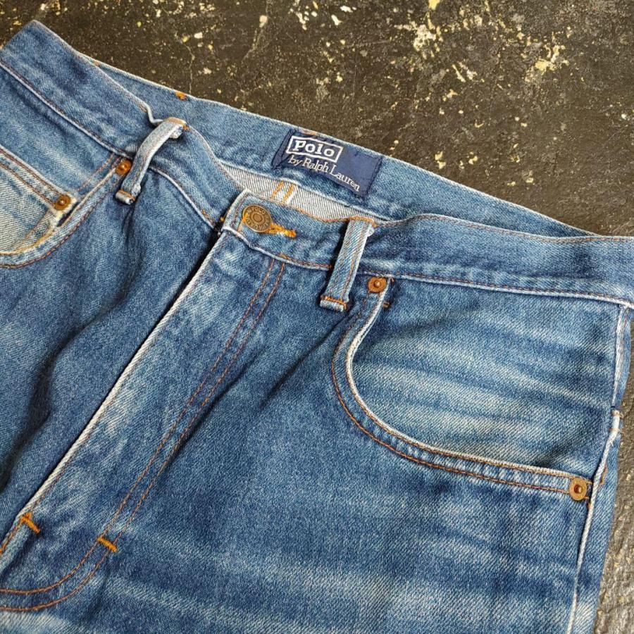 古着 ポロウエスタン デニムパンツ ジーンズ W31 L34 polo western
